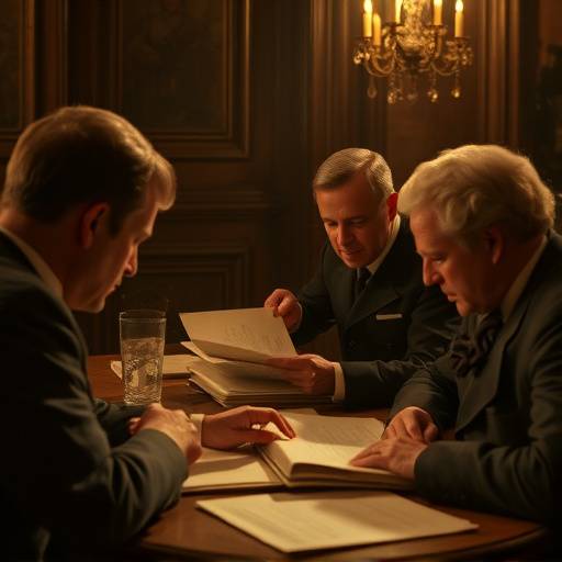 Image du documentaire 'L'Affaire Dreyfus : Vérité et Mensonges', montrant des documents d'époque et des reconstitutions de scènes clés.